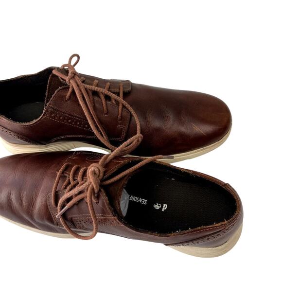 Timberland Shoes Men's Size 9 Franklin Park Brogue Oxfords Brown Leather Lace Up - Picture 10 of 15